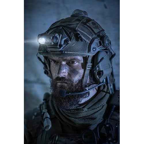 Streamlight 14531 Sidewinder 55-Lumens Compact II Aviation Flashlight with Rail Mount & Headstrap in Clamshell, Coyote