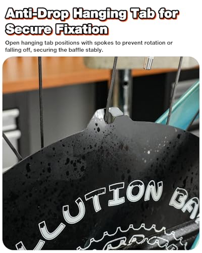 Bike Disc Brake Cover - Foldable Grime Guard for Bicycle Cleaning and Protection