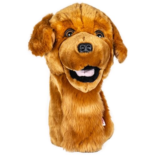Golden Retriever Golf Club Headcover - Premium Driver Protector for Men & Women