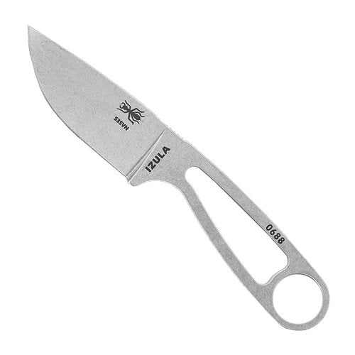ESEE Izula Fixed Blade Knife, w/Molded Polymer Sheath and Clip Plate – Lightweight Survival and Bushcraft Knife – Made in the USA