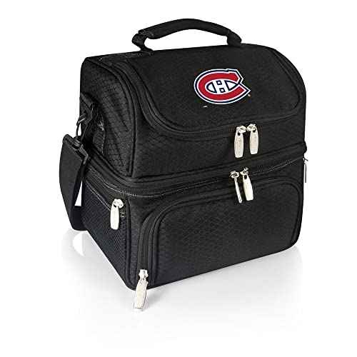 NHL Montreal Canadiens Pranzo Lunch Bag - Insulated Lunch Box with Picnic Set - Lunch Cooler Bag