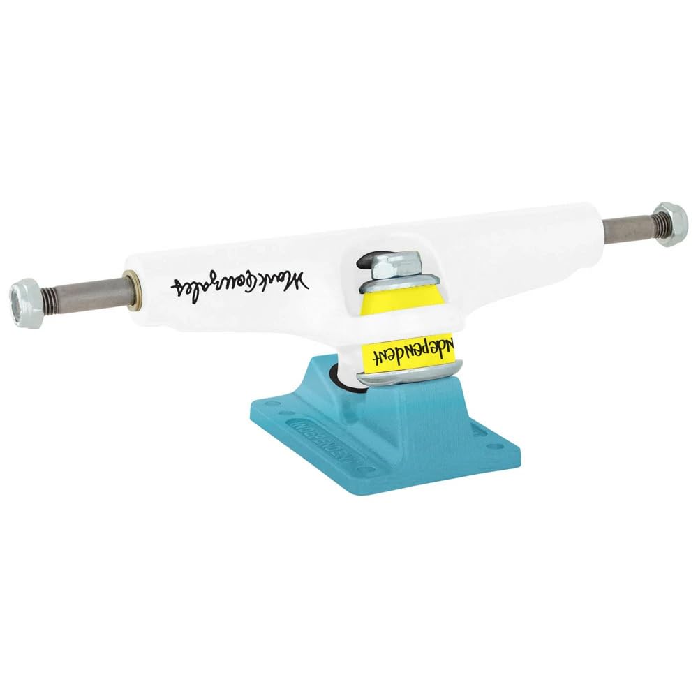 INDEPENDENT Truck Company 166 Stage 4 Pro Mark Gonzales Flat White Blue Standard Skateboard Trucks