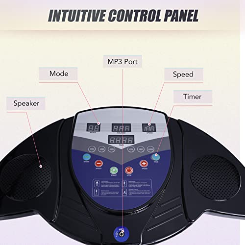 2000W Whole Body Vibration Platform Exercise Machine with MP3 Player (180 Speed Levels Platform)