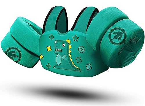 Toddler Swim Vest for 30-50 Pounds with Arm Wings - E-Dark Green