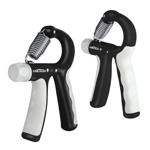 Kids Hand Grip Strengthener 2 Pack Adjustable Resistance Black & Purple