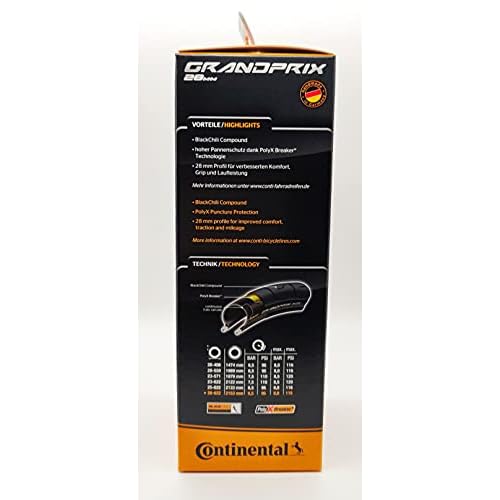 Continental Grand Prix All Rounder Bicycle 700x28 Black Chili Folding Clincher - Pair (2 Tires)