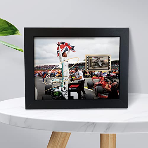 Lewis Hamilton F1 Framed Poster - Signed 8x6 Inches Memorabilia