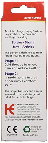 Acu-Life Finger Treatment Kit - 4 Piece Hot & Cold Therapy Set for Finger Injuries