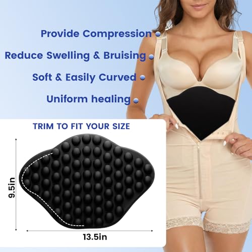 2 Pcs Abdominal Compression Foam Boards for Body Sculpting - Black Variation