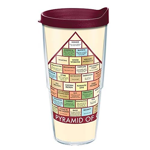 Tervis Parks and Recreation Greatness Pyramid Insulated Tumbler 24oz Clear