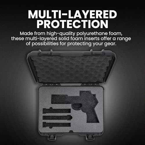 NANUK 910 Hard Case for Single Sporting Gear, IP67 Waterproof Hard Storage, Made in North America Short Multipurpose Case ? (4.3¡¯¡¯ x 11.1¡¯¡¯ x 4.7¡¯¡¯)
