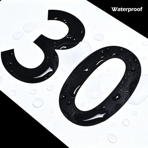 Race Bibs Running Numbers with Safety Pins, Tyvek 4x7 Inch Large Numbers 1-500 - Black & White Variation