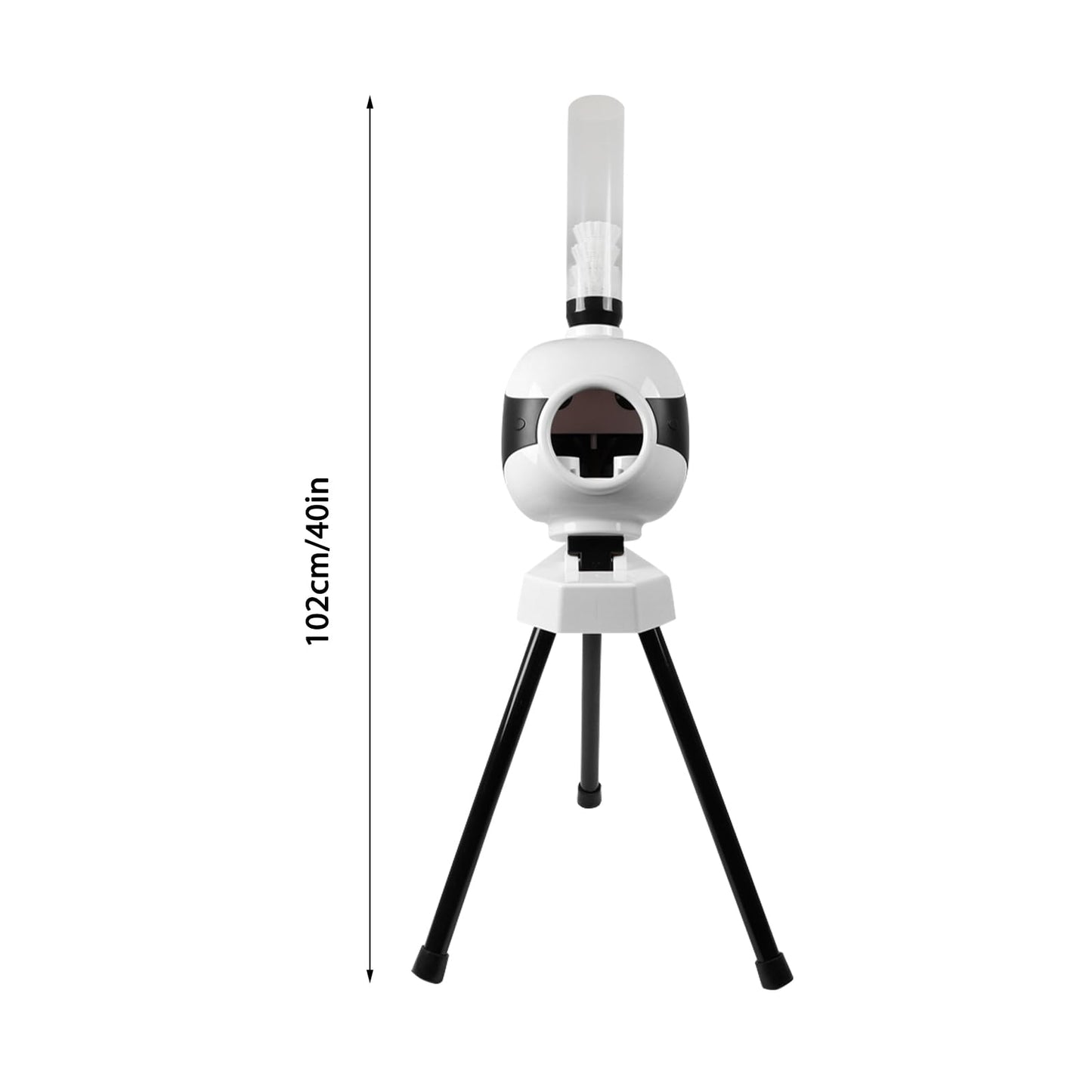 IOUSSJC Badminton Training Machine, Automatic Shuttlecock Launcher, Badminton Training Device for Indoor & Outdoor Practice, Fixed Point Serve