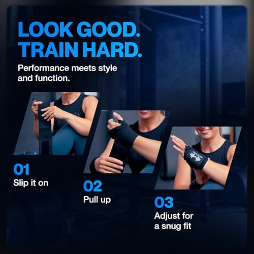 Modvel Adjustable Wrist Wraps for Gym & Lifting ? Thick, Breathable Support Straps for Wrist Stability, Comfort & Grip ? Ideal for Weight Training, CrossFit & Gym Workouts ? R Lavender 2-Pack
