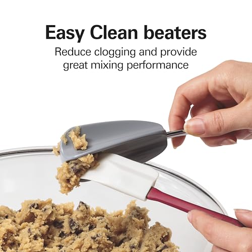 Hamilton Beach 6-Speed Electric Hand Mixer with Easy Clean Beaters - Black, 275W