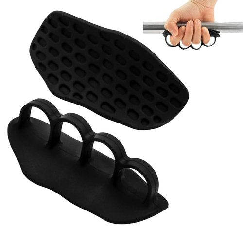 Fangool Gym Grips,Weight Lifting Grips for Men Women,New Rubber Gym Grips Palm Protection Gloves for Weight Lifting, Dumbbell, Bar Pad Pull Up Grippers, Anti-Slip Workout Grips