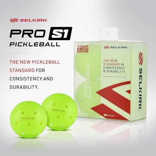 Selkirk Sport Pro S1 Ball | Crack-Resistant | 38 Hole Outdoor Pickleball Balls | USAPA Approved Pickle Ball for Tournament Play | Advanced Aerodynamics |