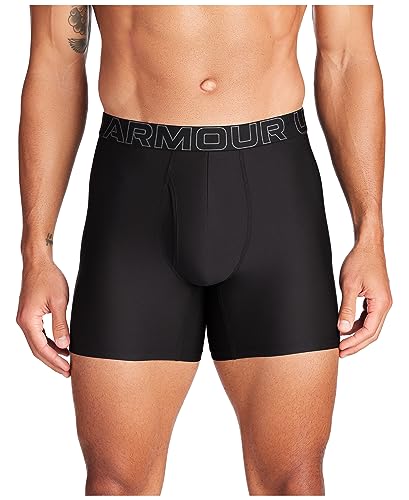 Under Armour Men's Tech Mesh Brief Underwear 6 Inch Inseam 3-Pack - Black Small