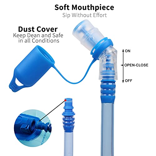 1.5L Hydration Bladder with Leak-Proof Design & Quick Release Tube - BPA-Free