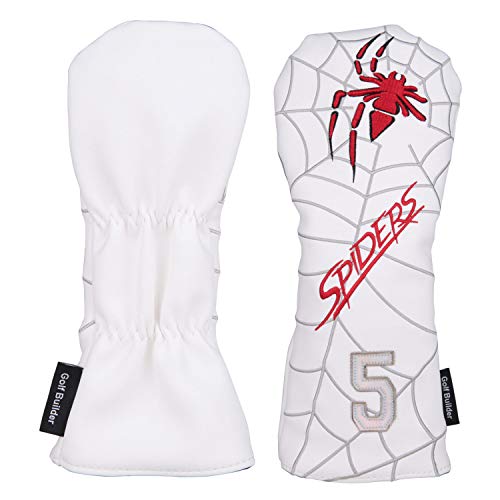 Golf Club Head Covers Set for 3 and 5 Wood - Spider Embroidery Waterproof
