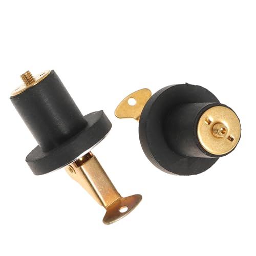 Boat Drain Plug Brass Marine Twist Rubber Deck Plug 5/8 Inch - Nautical Accessories