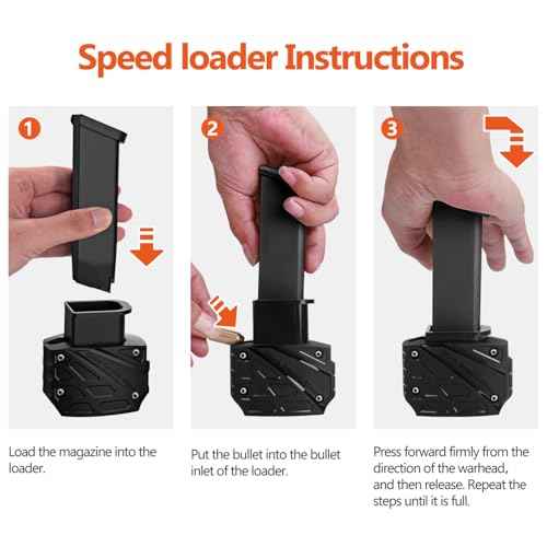 Ludex Magazine Speed Loader for Glock 9mm/.40.Fits Glock 17,18,19,22,23,24,26,27,34,35,45 and 47