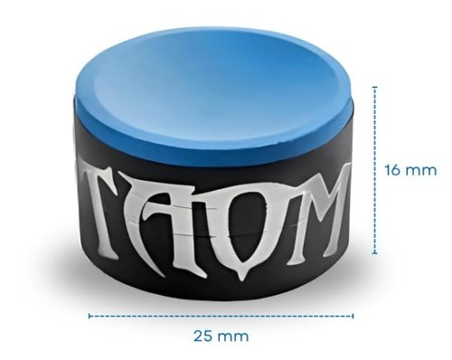 Taom V10 Blue Professional Pool/Billiard Cue Chalk - 2 Pack