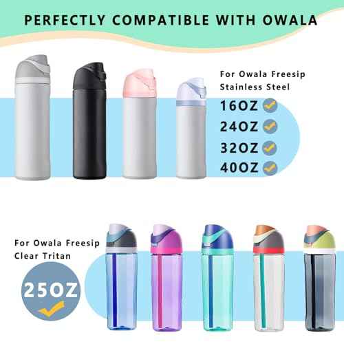Replacement Lid for Owala Freesip Water Bottle, Compatible with Owala Lid and Cap, Premium Accessories for 16oz 24oz 32oz 40oz Bottles,Leak-Proof,BPA-Free