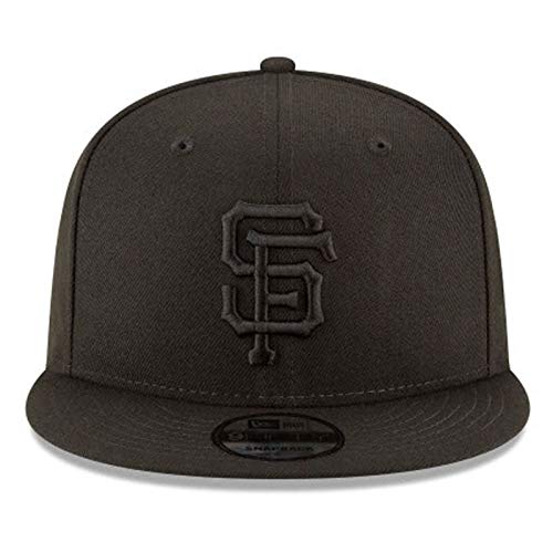 San Francisco Giants 9FIFTY Snapback Hat - Black On Black OSFM