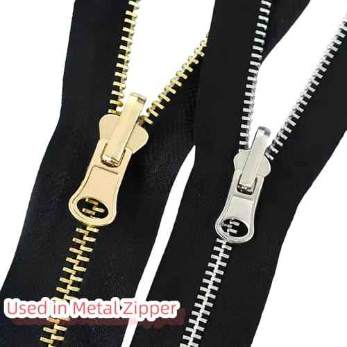 Universal Zipper Repair Kit - 3-Size Double-Sided Zippers Slider Replacement with Zipper Pull for Jackets, Luggage, Backpacks & Outdoor Gear | No-Sew Installation