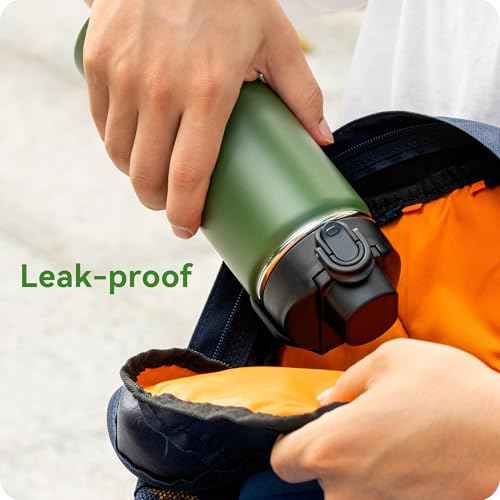 Snowfall Auto Flip Lid for Hydro Flask 12-64 oz Wide Mouth, Spout Lid for Simple Modern, Iron Flask, Takeya Wide Mouth Water Bottle