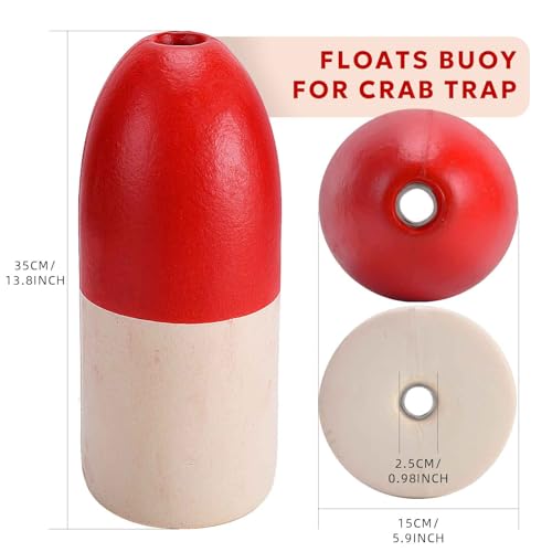 Crab Trap Float Kit with 100ft Sinking Rope & Harness - Variation of Leaded Core Rope+Crab Trap Float Kit