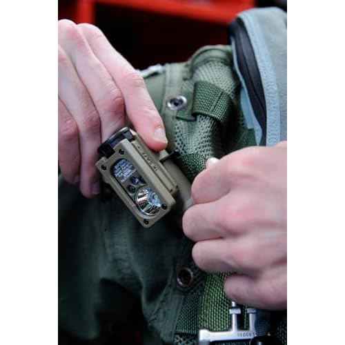 Streamlight 14531 Sidewinder 55-Lumens Compact II Aviation Flashlight with Rail Mount & Headstrap in Clamshell, Coyote