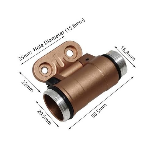 Scout Flashlight Rail Flip Up Replaceable Body Mount Base，Compatible With M300A Series Flashlight Torch Light Mounting Etc，Fits For Standard ML-O-K Rail System Mounting，Lightweight CNC Aluminium，Tan