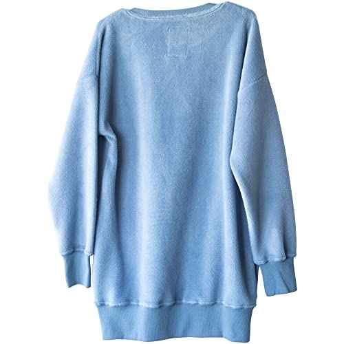 KAVU Riverton Mid Thigh Sweatshirt - Long Crew Neck Sweater