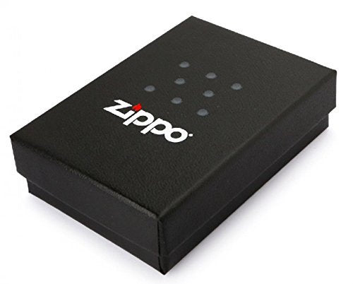 Zippo Windproof Metal Lighter Black Matte with Eagle NYC Design