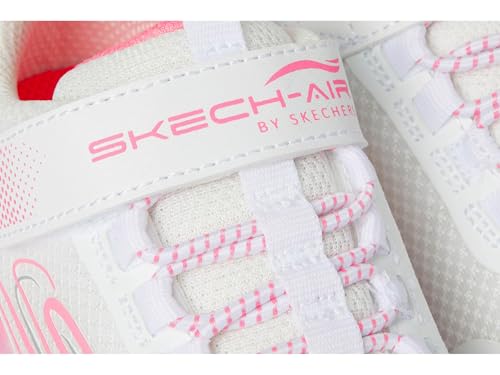 Girls' Skechers Microspec Max Advance Tennis Shoes - White Pink 11 Little Kid