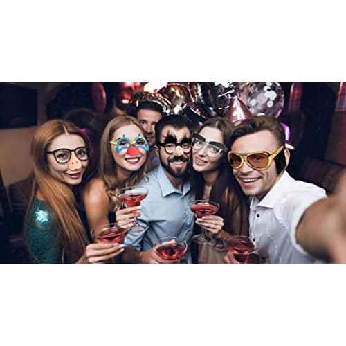 Ocean Line Halloween Glasses - 6 Pairs Fun Halloween Costume Party Favors