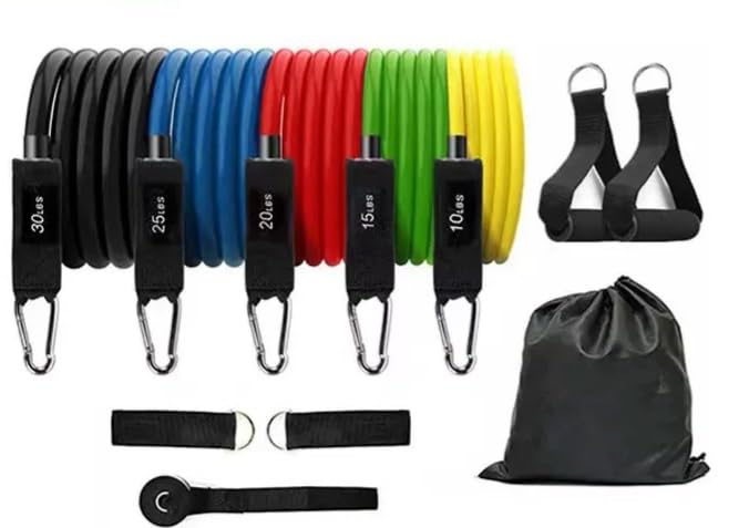 2025 New 4-Wheel Abdominal Roller with Elbow Support : Latest Upgraded High-Performance Exercise Machine With Automatic Rebound, Multi- layered Anti-Slip Design with Calorie Counting LCD Screen (Set of 13)