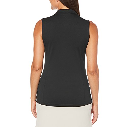 Callaway Core Solid Micro Hex Sleeveless Polo