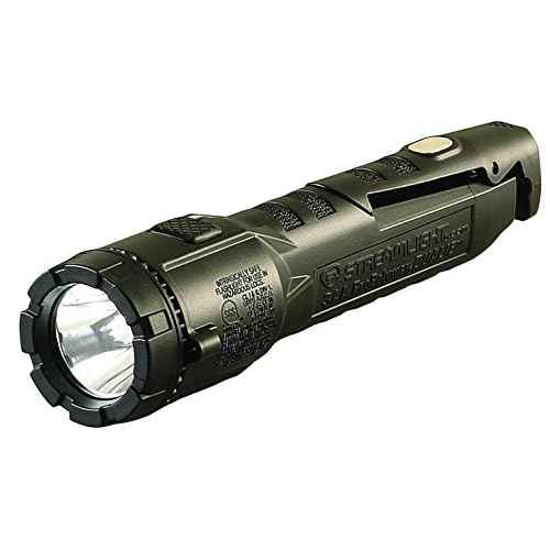 Streamlight 68783 Dualie 3AA 245-Lumen Magnetic Intrinsically Safe Industrial Flashlight with Spot/Flood and 3 "AA" Alkaline Batteries, Black