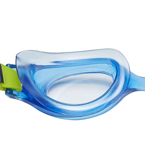 Speedo Unisex-child Swim Goggles Hydrospex Ages 6-14, Speedo Blue/Clear