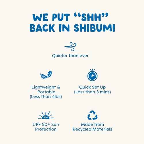 Shibumi Shade¢ç, The Original Wind-Powered¢ç Beach Canopy with Wind Assist Included, Provides 150 Sq. Ft. of Shade, Compact & Easy to Carry, Sets up in 3 Minutes