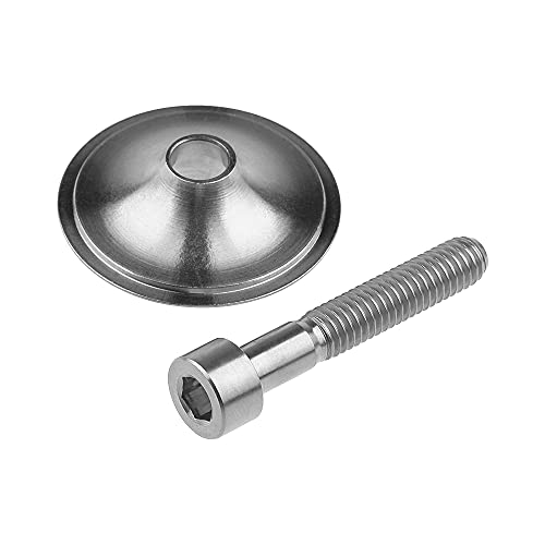 Normal Titanium Headset Stem Top Cap 1-1/8" with Titanium M6 Bolt for Bicycle