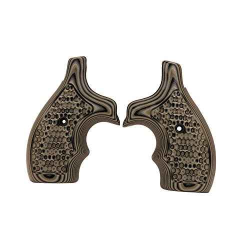 Hogue S&W J Frame Round Butt Grip (Bantam Piranha G-10 G-Mascus)