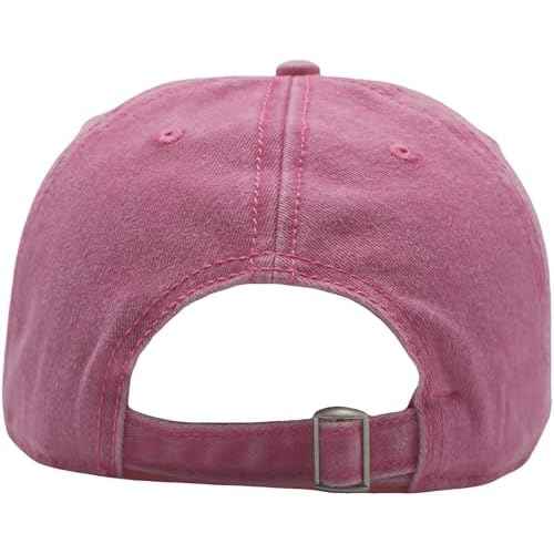 Washed Cotton Unstructured Baseball Cap for Men Women Retro Classic Gift Golf Dad Hats