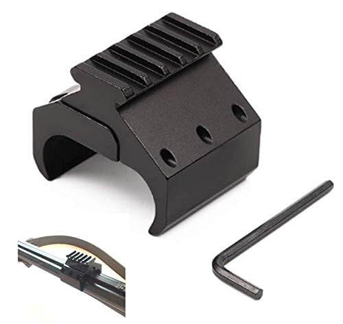 Gotical Tactical Double Barrel Shotgun Mount w/ 5 Slot 20/21 Picatinny Rail, Shotgun Accessories for Laser Sight Flashlight Light Mount (1 Piece)