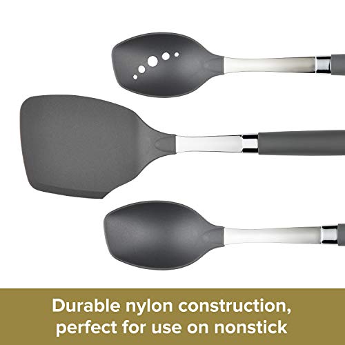 Anolon 10-Piece Nylon Mixed Tool Set, Graphite