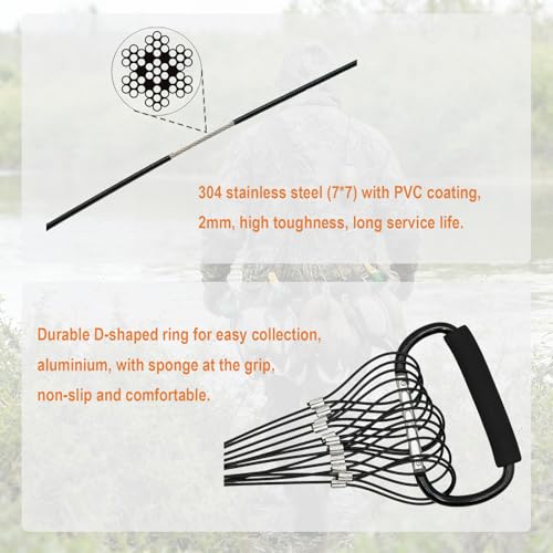 Tangle-Free Duck Decoy Rigs Weights 4oz 36in & 48in - 12 Pack