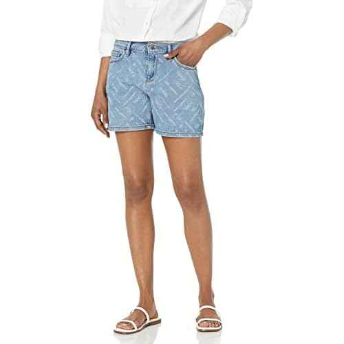 Karl Lagerfeld Paris Women's Denim Logo Everyday Fashion Sport Short